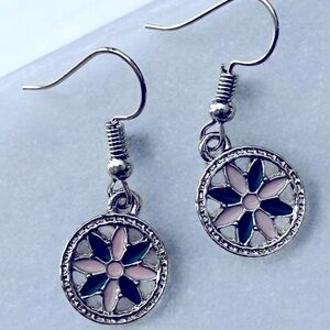New Silver Dangle Earrings